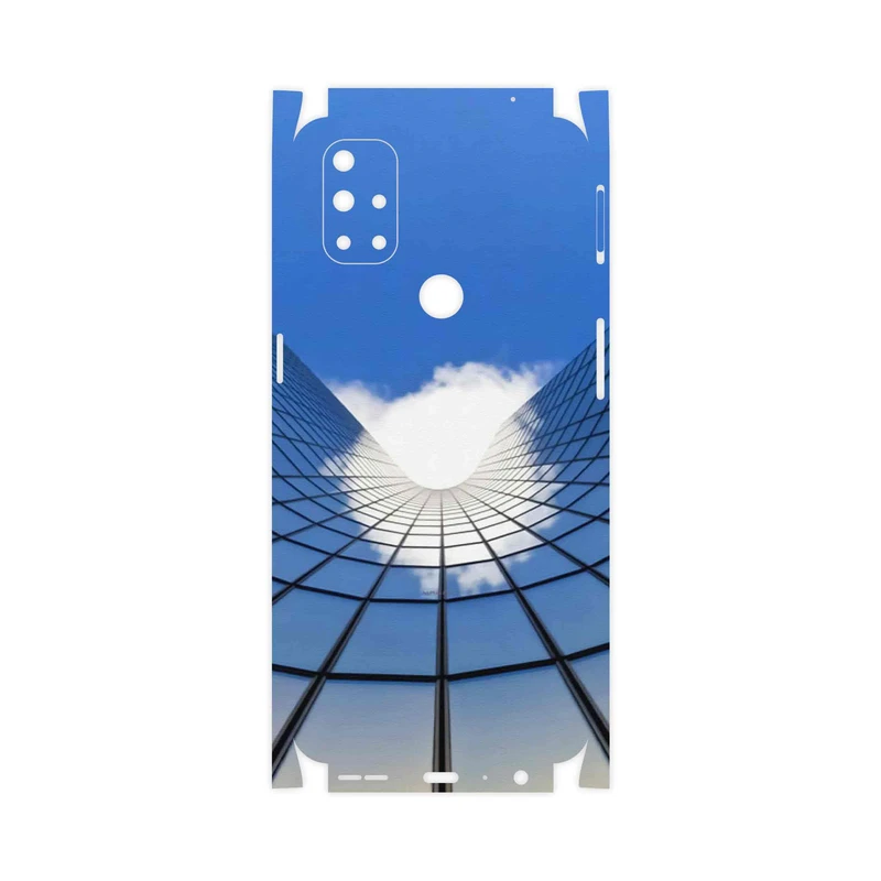 برچسب پوششی ماهوت مدل Glass skyscraper-FullSkin مناسب برای گوشی موبایل وان پلاس Nord N10 5G