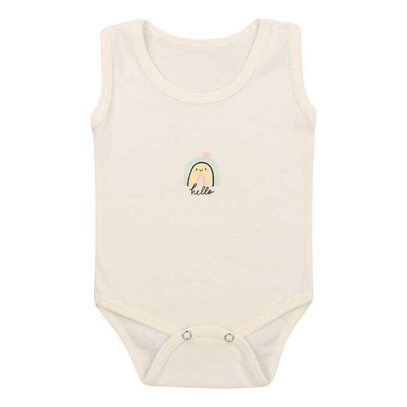 بادی نوزادی ناربن مدل بیسیک رنگ سفید