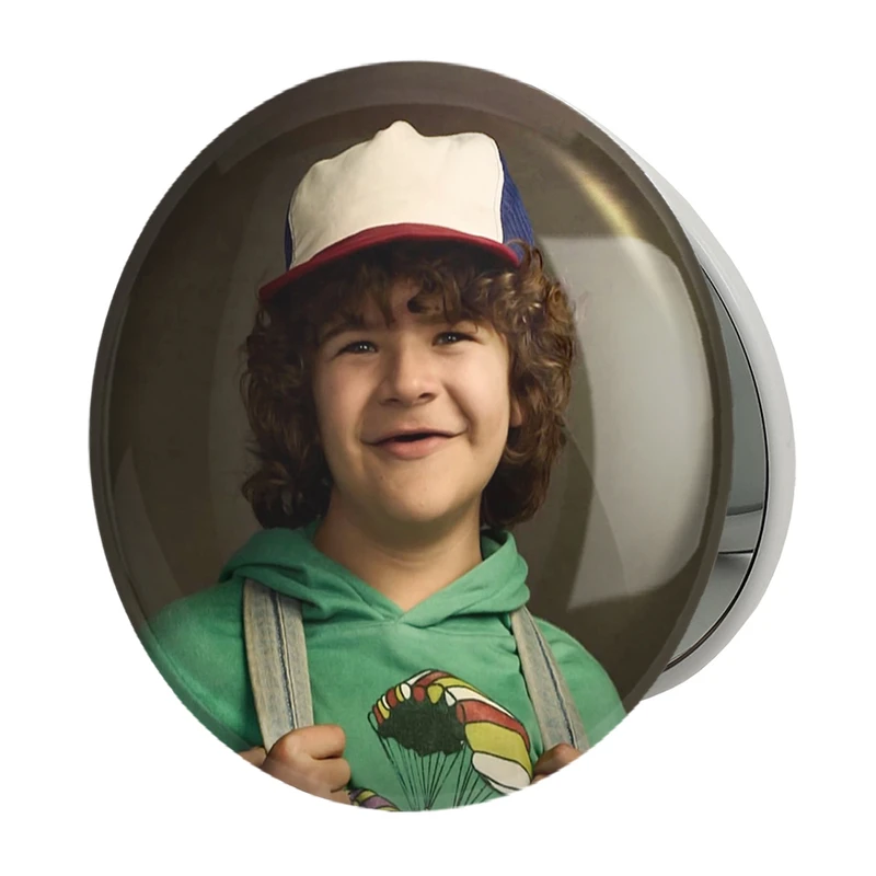 آینه جیبی خندالو طرح داستین سریال استرنجر تینگز Stranger Things مدل تاشو کد 19317 