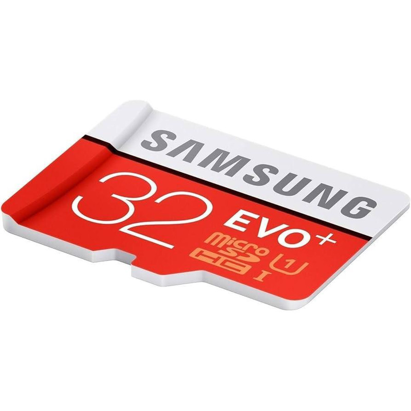 کارت حافظه سامسونگ microSDXC مدل Evo Plus کلاس 10 استاندارد UHS-I card سرعت 80MBps ظرفیت 32 گیگابایت به همراه آداپتور SD