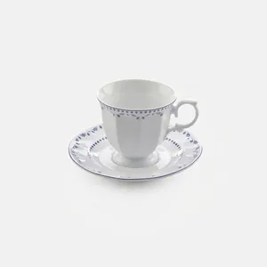 Zarin Iran Neoclassical Feransis Cup and Saucer Set 12 Pcs High Grade