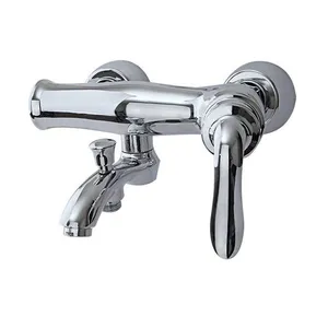 شیر حمام کرومات مدل پاریس