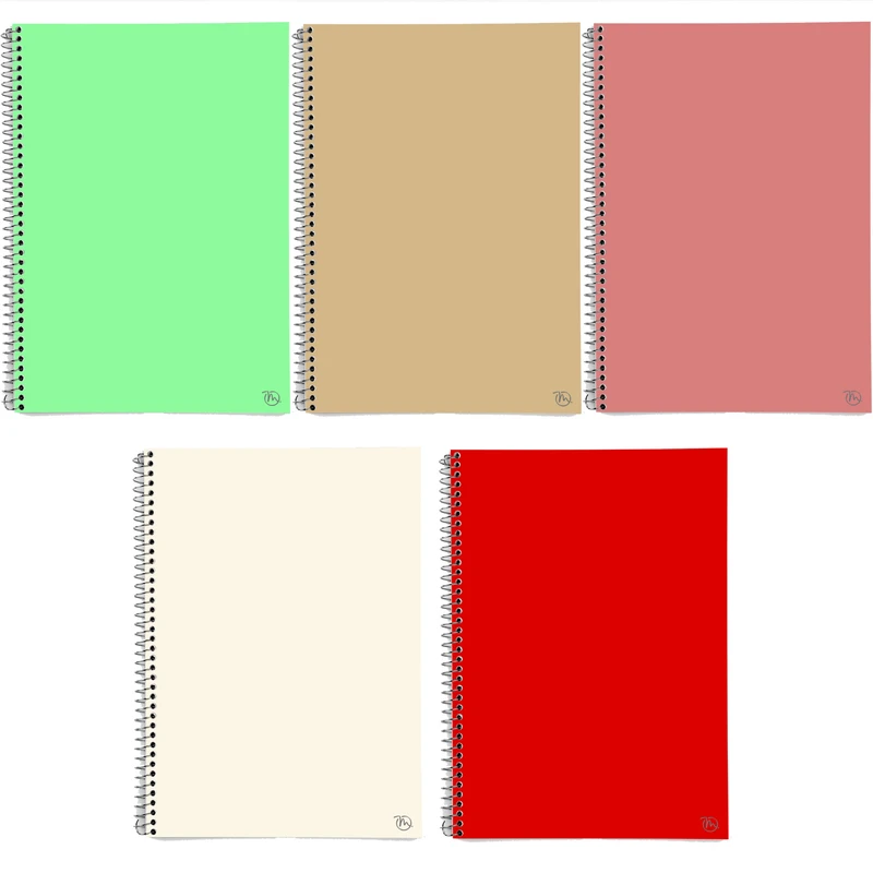 دفتر مشق 50 برگ مدوپد طرح ساده کد BD10142 مجموعه 5 عددی