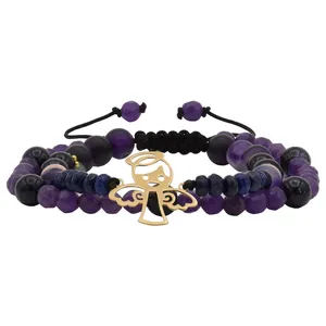 دستبند طلا 18 عیار زنانه الن نار مدل فرشته کد N9743366