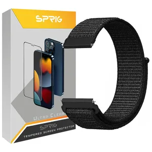 بند اسپریگ مدل Nylon Des مناسب برای ساعت هوشمند شیائومی Amazfit GTR 42mm