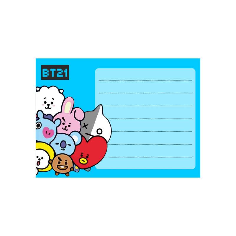 کاغذ یادداشت مدل بی تی اس  BT21 کد 05