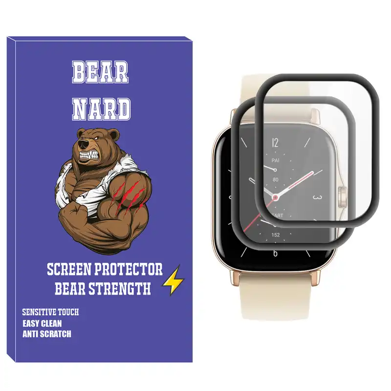 محافظ صفحه نمایش نانو برنارد مدل NBR مناسب برای ساعت هوشمند امازفیت GTS 2 بسته دو عددی