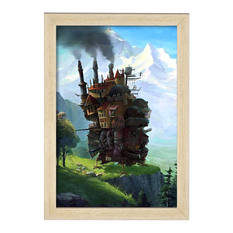 تابلو خندالو مدل قلعه متحرک هاول انیمه قلعه متحرک هاول  کد 12891