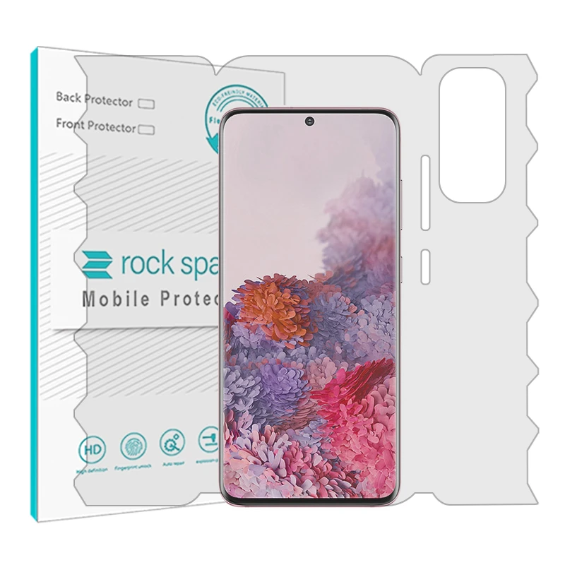 محافظ صفحه نمایش شفاف راک اسپیس مدل HyGEL مناسب برای گوشی موبایل سامسونگ Galaxy S20