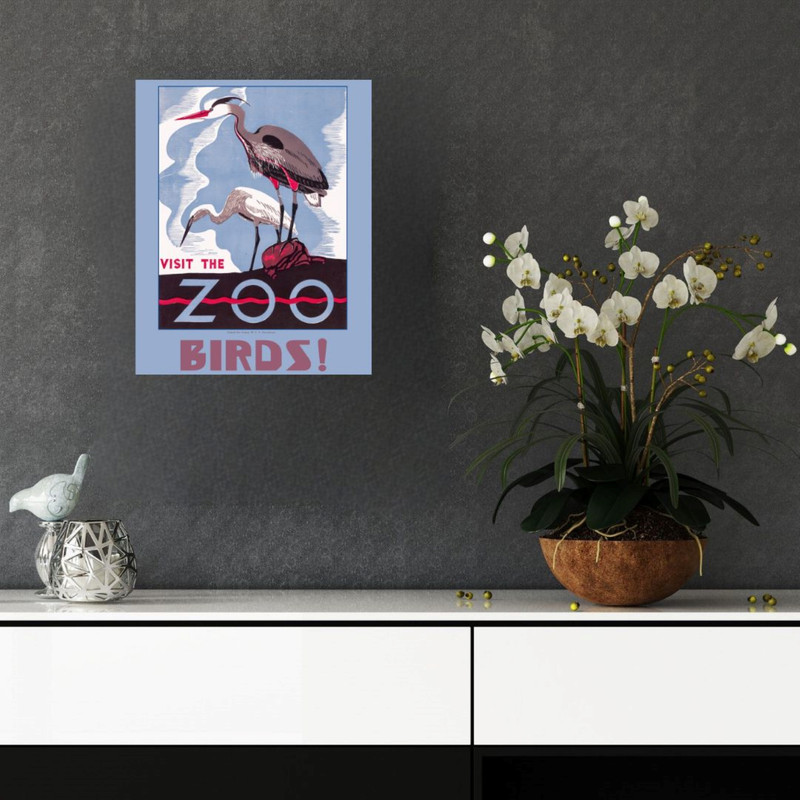 پوستر مدل  بازدید از باغ وحش  