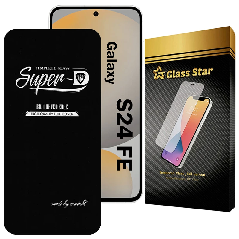 محافظ صفحه نمایش گلس استار مدل SUPERDNS مناسب برای گوشی موبایل سامسونگ Galaxy S24 FE 5G
