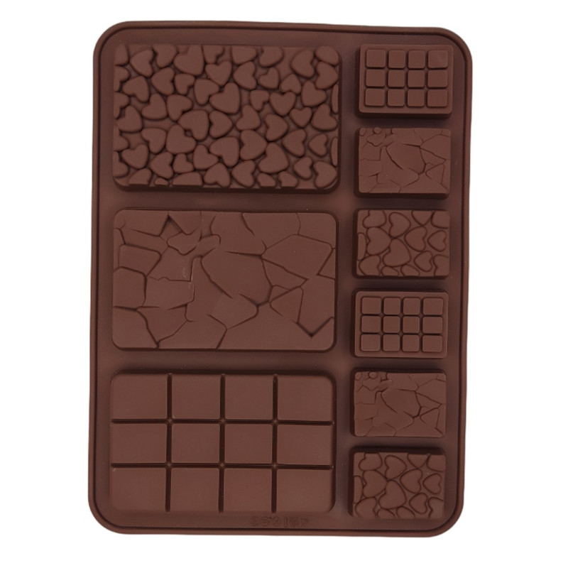 قالب شکلات مدل میکس تخته ای A01