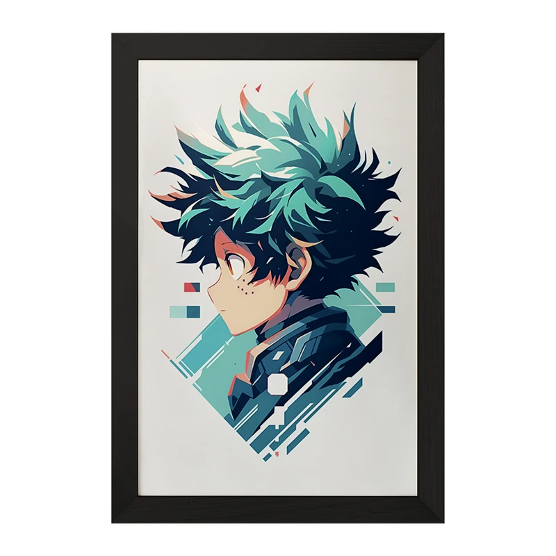 تابلو خندالو مدل انیمه آکادمی قهرمان من کد F5634