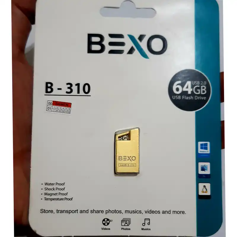 فلش مموری بکسو مدل B-310, ظرفیت 64 گیگ