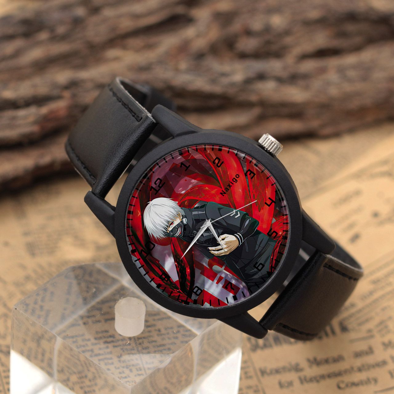 ساعت مچی عقربه ای ناکسیگو مدل انیمه Tokyo Ghoul کد LF6808 -  - 4