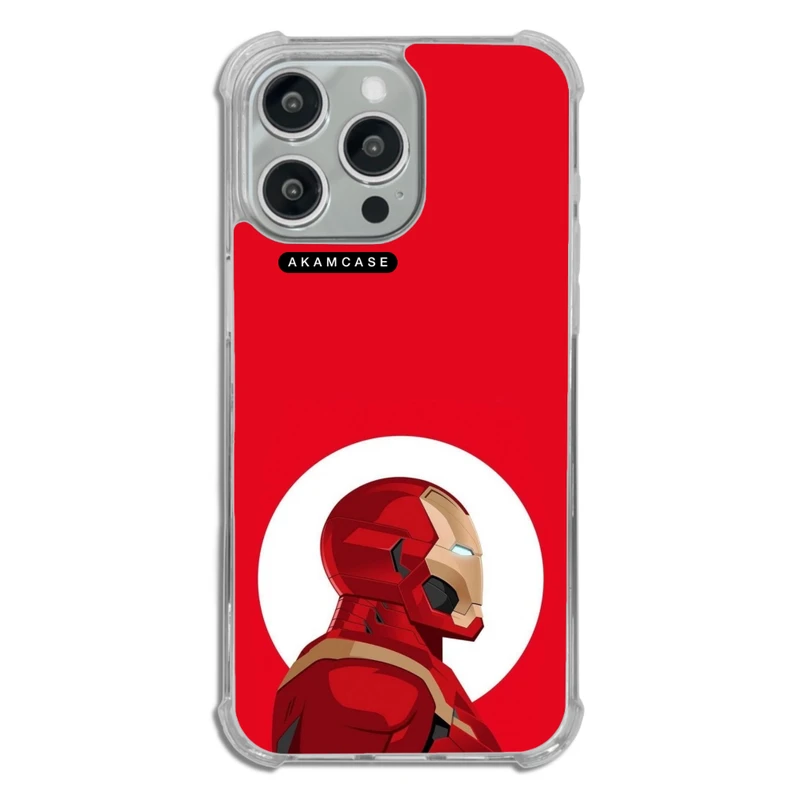 کاور آکام مدل AMCWTA15PROMAX-IRON MAN11 مناسب برای گوشی موبایل اپل iPhone 15 Pro Max