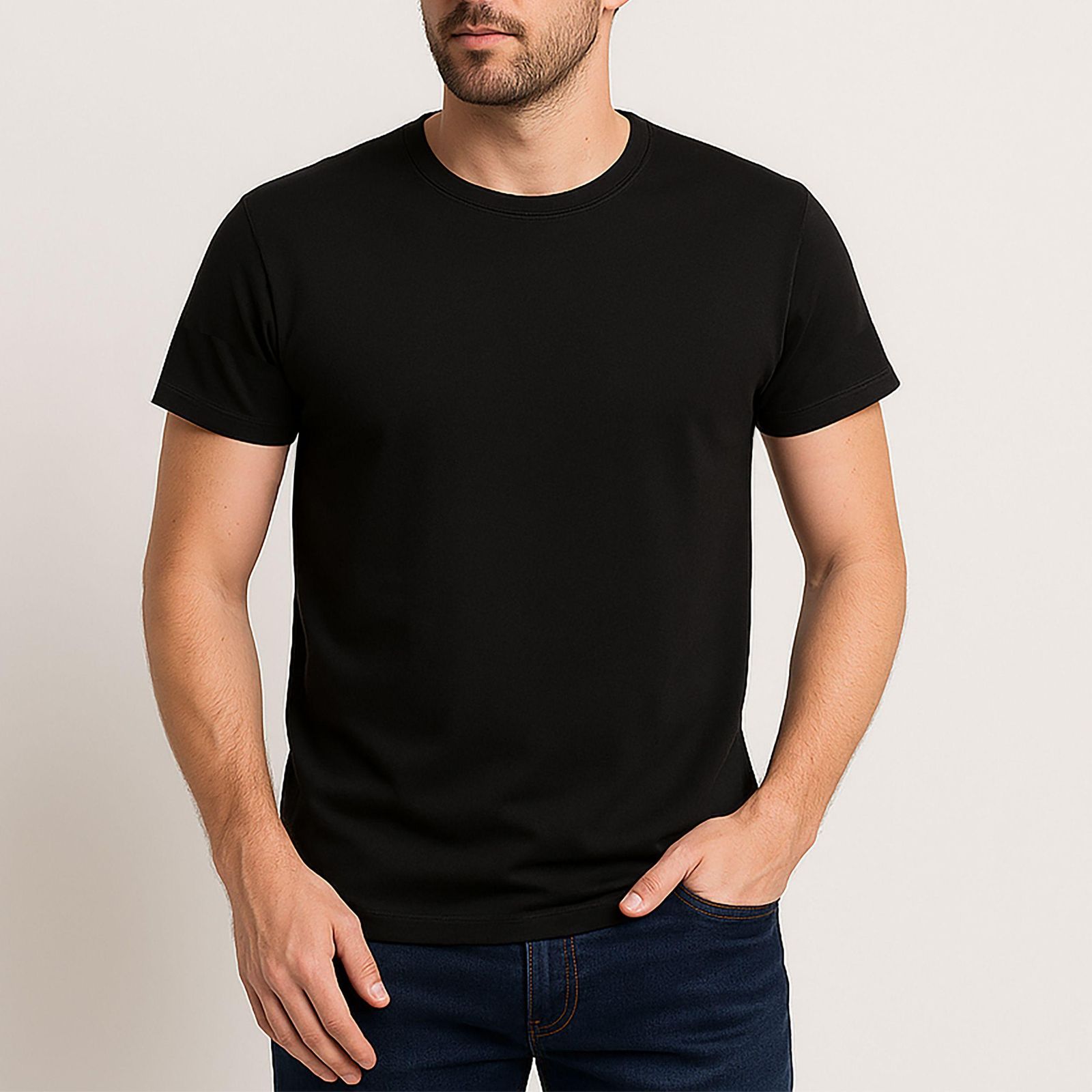 تی شرت آستین کوتاه مردانه  آریا پارس مدل Bck -  - 1