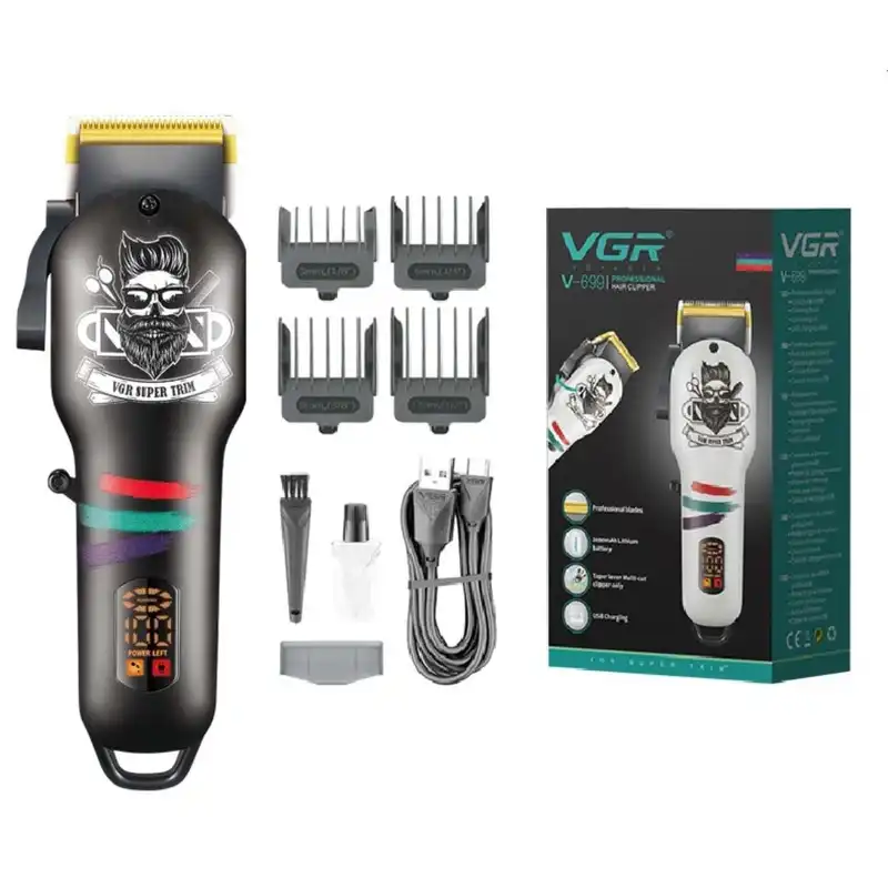 ست ماشین اصلاح موی صورت و بدن وی جی ار مدل 971 699 مجموعه 2 عددی