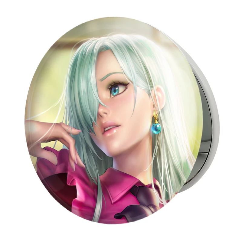 آینه جیبی خندالو طرح الیزابت انیمه هفت گناه کبیره مدل تاشو کد 17574 