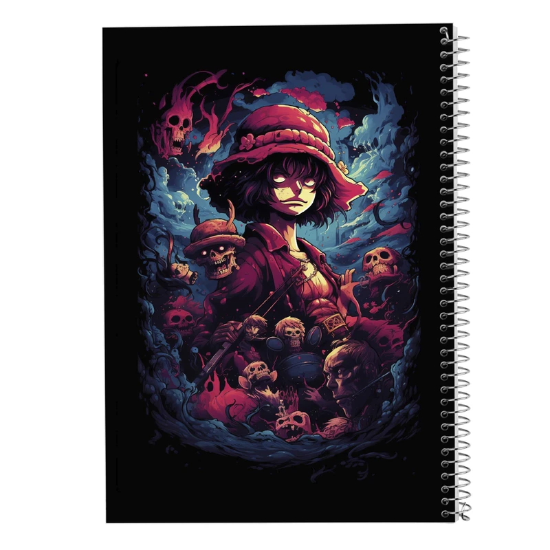 دفتر ژورنال نویسی 50 برگ مدوپد مدل نقطه ای طرح وان پیس One Piece کد DF11635