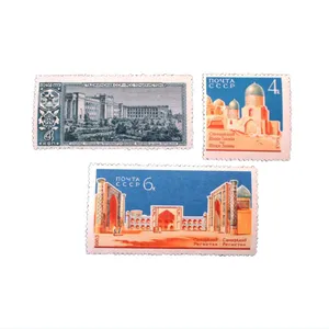 تمبر یادگاری مدل بناهای تاریخی روسیه کد DS5039 مجموعه 3 عددی