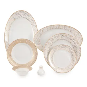 Zarin Iran Shahrzad Geometrical Dinnerware Set 35 Pcs High Grade