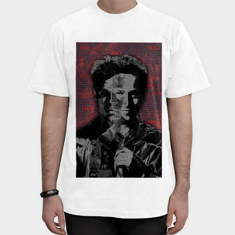 تی شرت آستین کوتاه مردانه مدل فیلم فایت کلاب