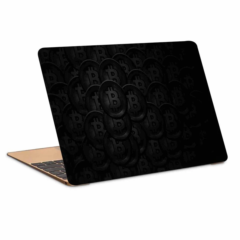 استیکر لپ تاپ طرح bitcoinکد p-1122مناسب برای لپ تاپ 15.6 اینچ