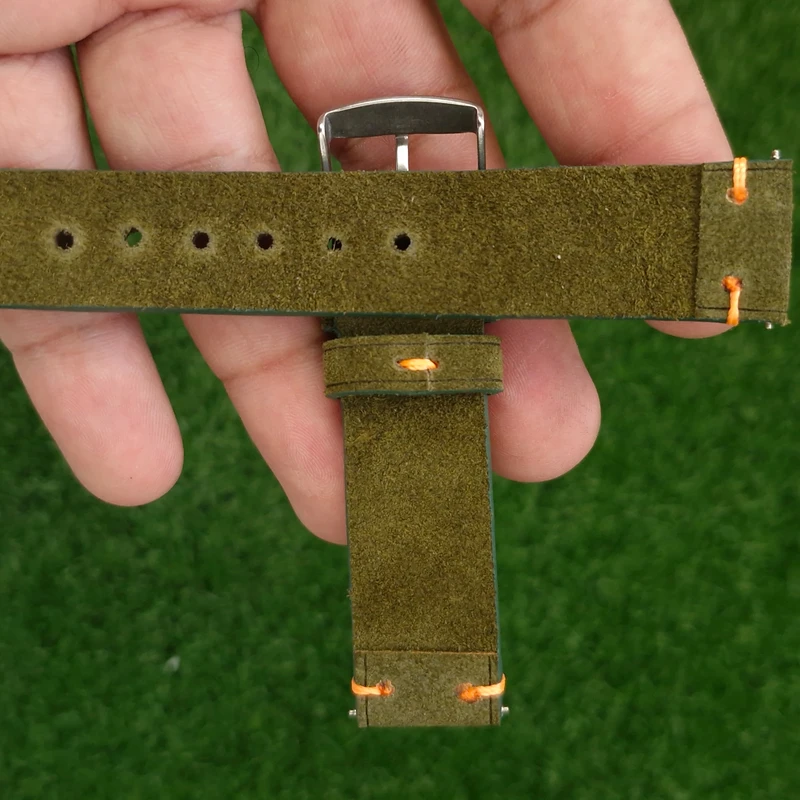 عکس شماره 5 : بند ساعت مچی مدل چرم جیر کد gr20