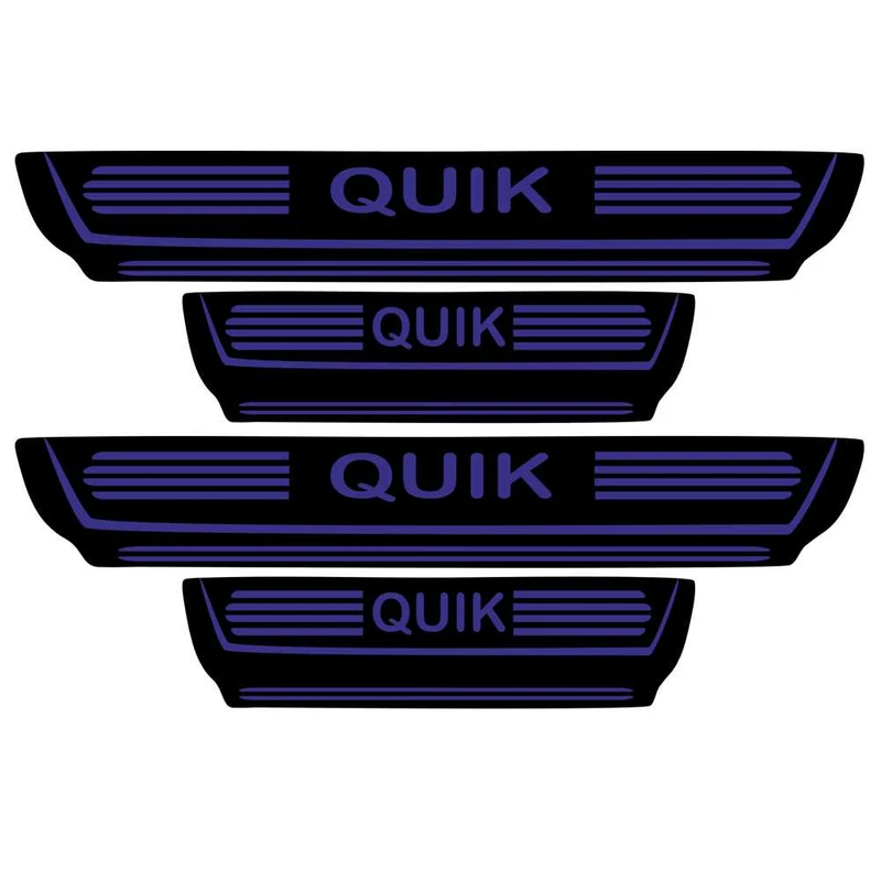   برچسب بدنه خودرو اسپرت غدیر مدل CH BL YA59 A159 مناسب برای کوییک بسته 4 عددی