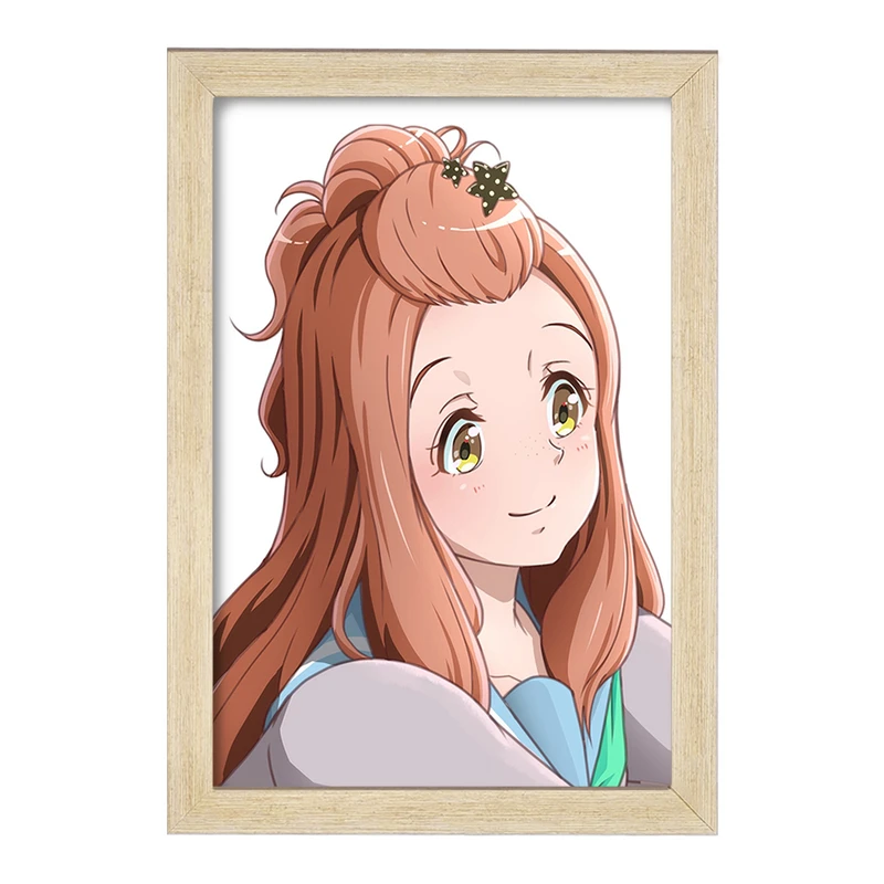 تابلو خندالو مدل کنزاکی انیمه لیز و پرنده آبی کد 23824