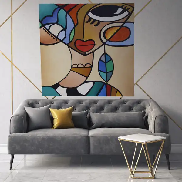 تابلو نقاشی رنگ روغن مدل مدرن