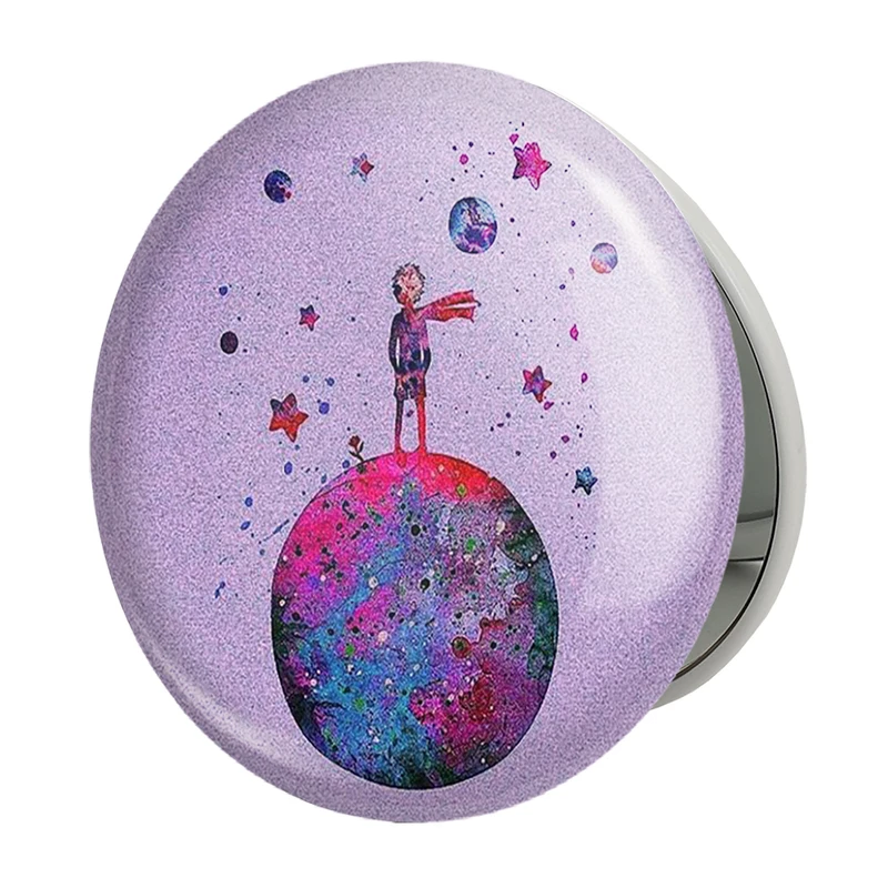 آینه جیبی خندالو طرح شازده کوچولو مدل تاشو کد 1832 