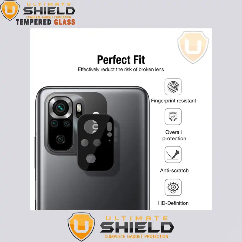 محافظ لنز دوربین آلتیمیت شیلد مدل 3D UL مناسب برای گوشی موبایل شیائومی Poco M5s