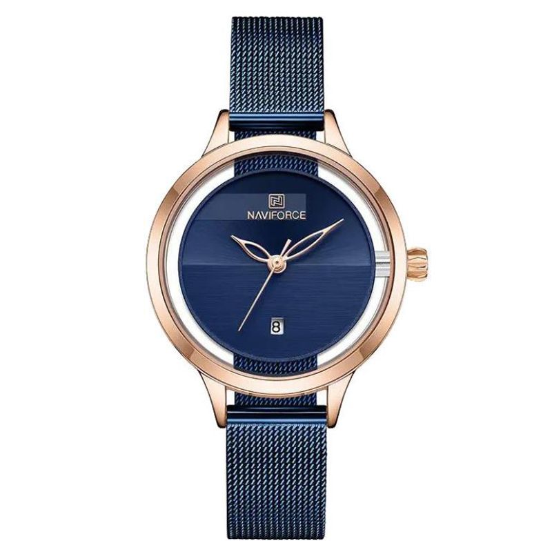 ساعت مچی عقربه ای زنانه نیوی فورس مدل NF5014L -FE-SO-RZ