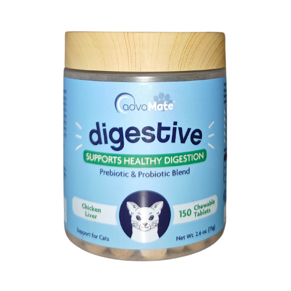 قرص مکمل گربه ادواکر مدل گوارشی بسته 150 عددی