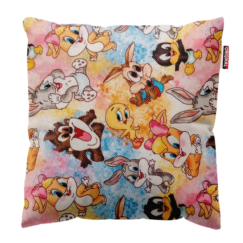   کوسن پاد آفرین طرح کارتونی کد 2157 سایز 30*30 سانتی متر