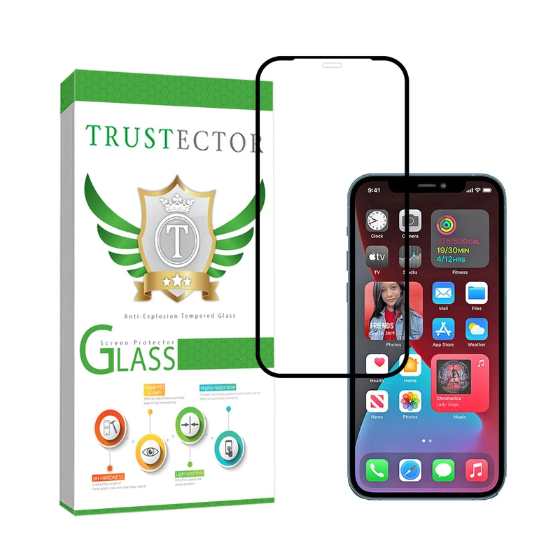 محافظ صفحه نمایش سرامیکی تراستکتور مدل CRMSNWTR مناسب برای گوشی موبایل اپل iPhone 12 Pro Max