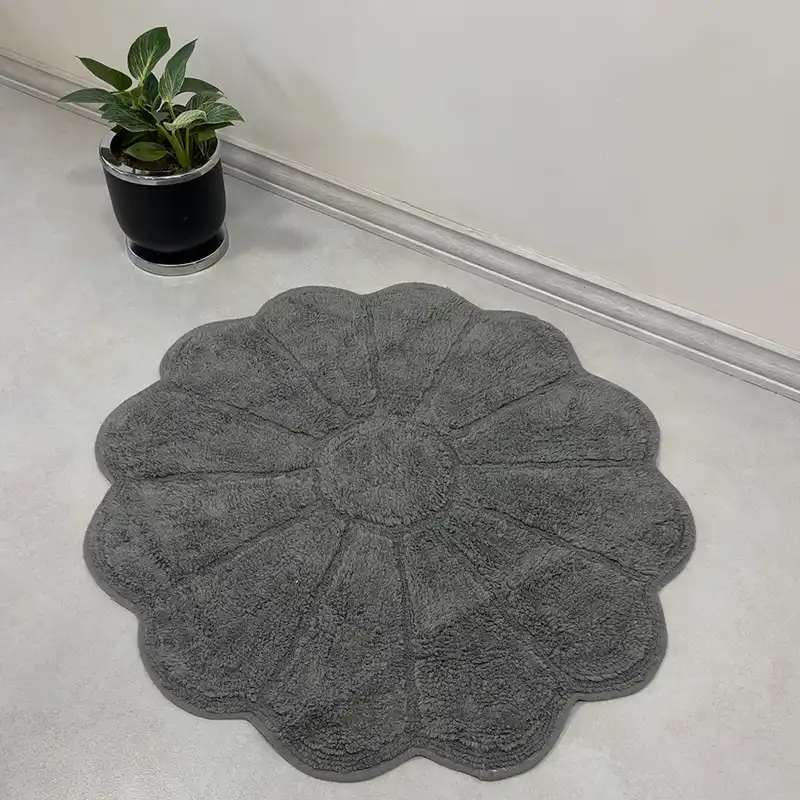 پادری طرح گل گرد سایز 90×90 سانتی متر