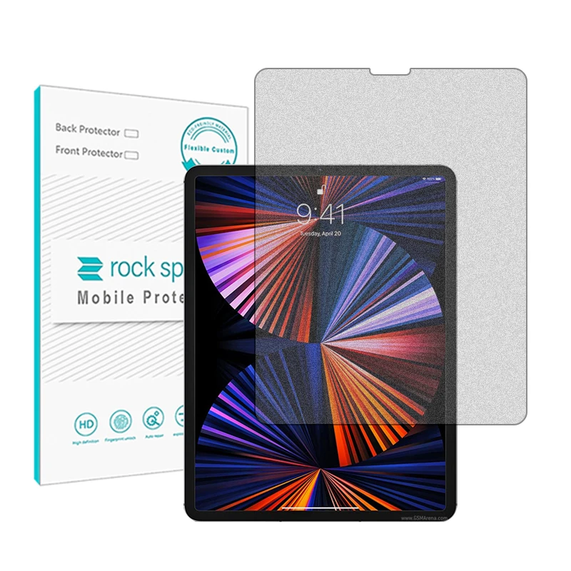 محافظ صفحه نمایش مات راک اسپیس مدل HyMTT مناسب برای تبلت اپل iPad Pro 12.9 (2021)