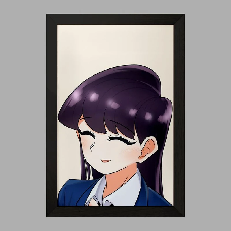 تابلو خندالو مدل انیمه کومی سان  کد 16080