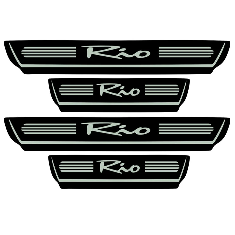   برچسب بدنه خودرو اسپرت غدیر مدل CH NO YA59 A47مناسب برای ریو بسته 4 عددی