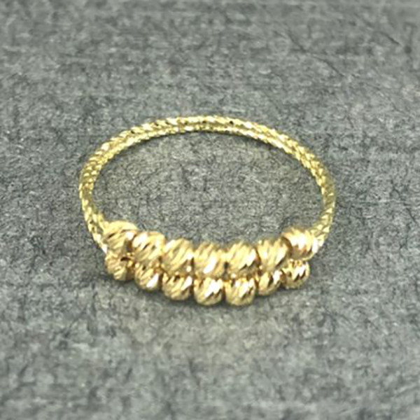 انگشتر طلا 18 عیار زنانه دوست خوب مدل dk328