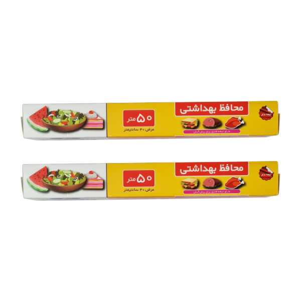 سلفون پاندا مدل  تیغه دار عرض 40 سانت 50 متری مجموعه 2 عددی