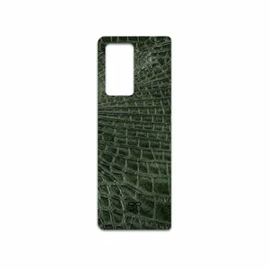 MAHOOT Green-Crocodile-Leather Cover Sticker for Samsung Galaxy Z FOLD 2