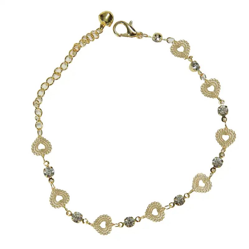 پابند زنانه طرح قلب مدل عشق