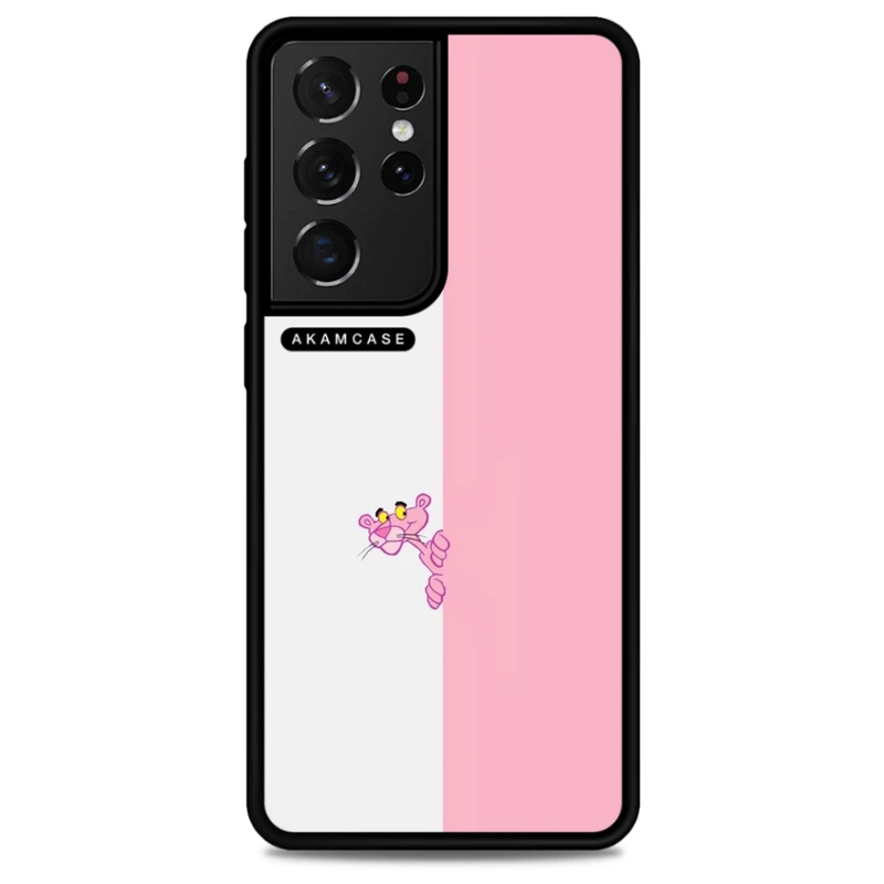 کاور آکام مدل AMC-WSGS21U-PINK PANTHER16 مناسب برای گوشی موبایل سامسونگ Galaxy S21 Ultra