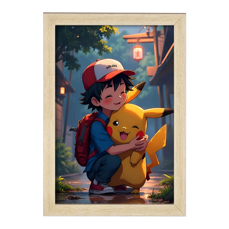 تابلو خندالو مدل انیمه پوکمون (pokemon) کد F9246