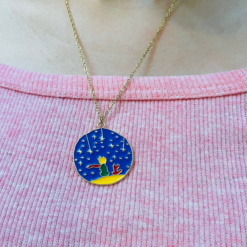 گردنبند زنانه مدل شازده کوچولو گردنبند زنانه مدل شازده کوچولو