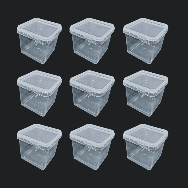 ظرف نگهدارنده مدل فریزری کد 520cc مجموعه 9 عددی